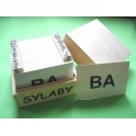 Sylaby-karty logopedyczne
